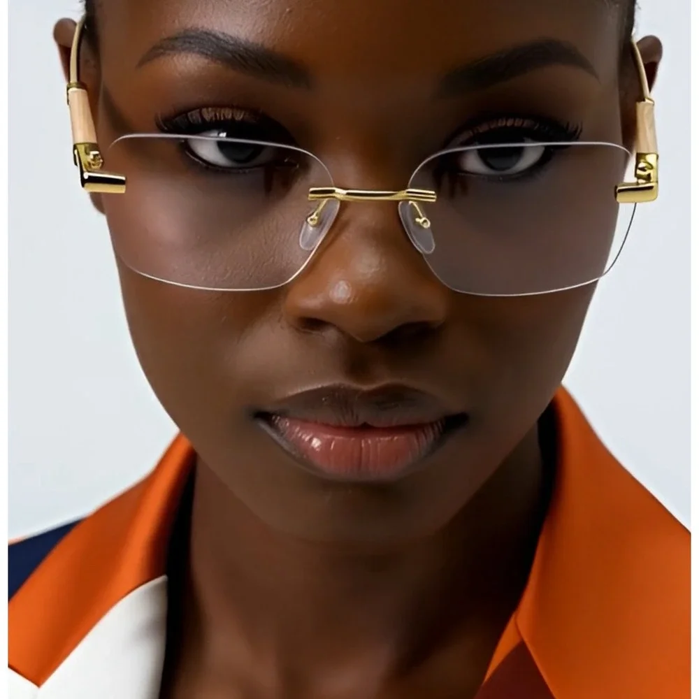 Chic Sunglasses Sophistication‎ Clear Lens Women Fashion Eyewear Casual Trendy